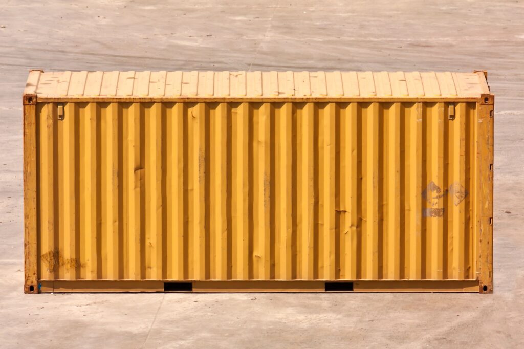 rugged modular office container exterior